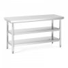 Stół roboczy- 3 poziomy - 150 x 60 cm ROYAL CATERING 10011653 RCWT-150X60-3L-E